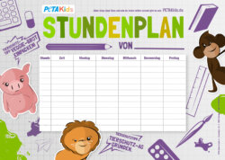 PETAKids Stundenplan