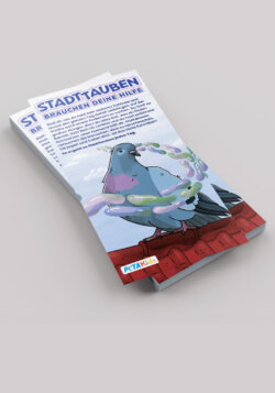 30er-Set Stadttauben-Flyer