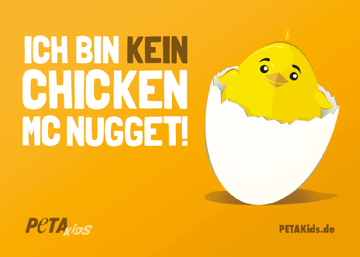 Ich bin kein Chicken Mc Nugget! – Sticker