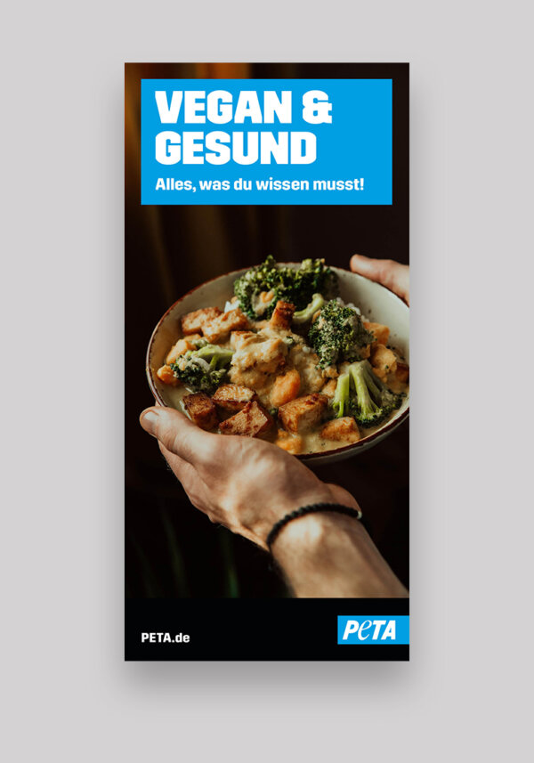 PETA Flyer Vegane Ernaehrung