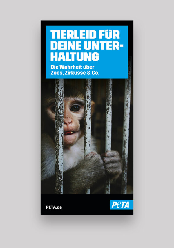 PETA Flyer Unterhaltung