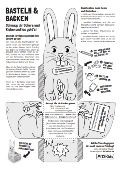 Arbeitsmaterial – Basteln & Backen zum Frühlingsanfang