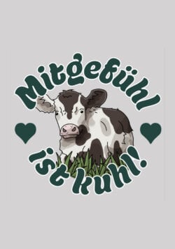 Organic Klebetattoo – Mitgefühl ist Kuhl