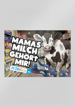 Sticker Kalb – Mamas Milch gehört mir!