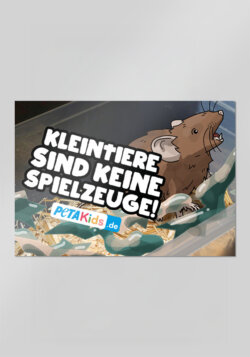 Sticker – Kleintiere sind kein Spielzeug!
