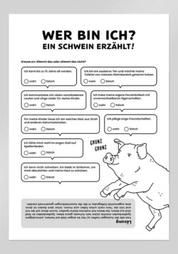 Rätsel über Gefühle und Bedürfnisse von Schweinen